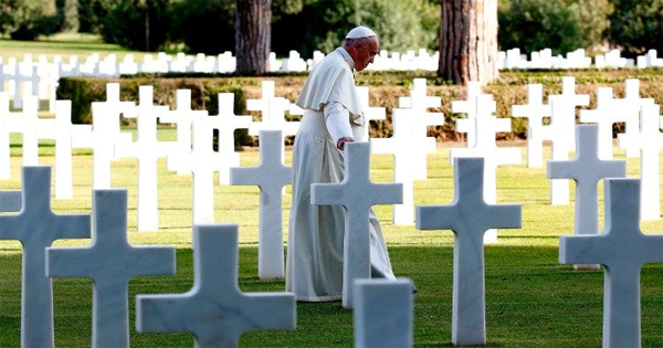 Papa Francisco na celebração de Finados