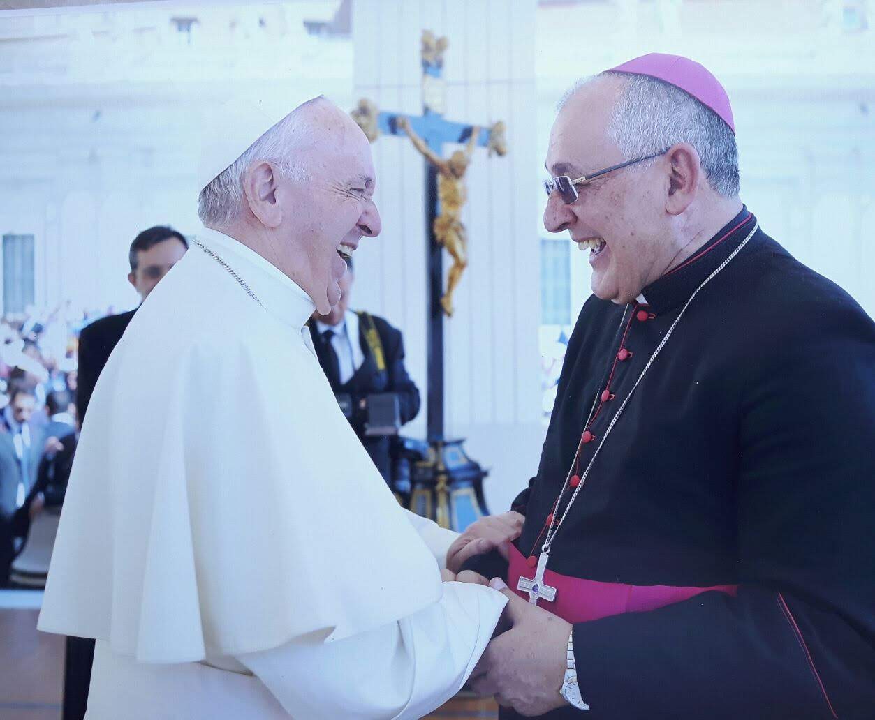 Dom Alberto e o Papa Francisco